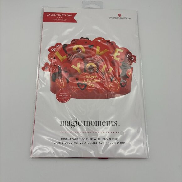 American Greetings Magic Moments Displayable Pop-Up Valentine's Day Cards NEW - Picture 6 of 15